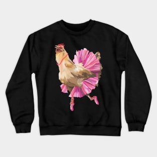 Fashionable 80's Chicken Crewneck Sweatshirt